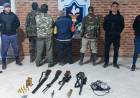 CUATRO CIUDADANOS APREHENDIDOS Y ARMAS DE FUEGO SECUESTRADAS