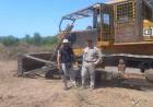 LAS BREÑAS: DETIENEN DESMONTE ILEGAL Y SECUESTRAN TOPADORA