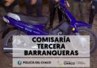 RÁPIDO ACCIONAR POLICIAL PARA DAR CON UNA MOTOCICLETA SUSTRAÍDA