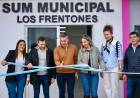 LOS FRENTONES: EL GOBERNADOR ZDERO INAUGURÓ LA AMPLIACIÓN Y REFACCIÓN INTEGRAL DEL SUM MUNICIPAL