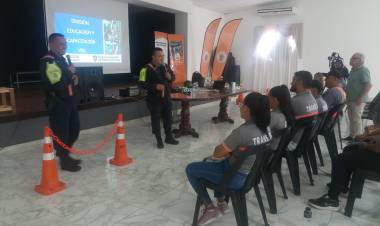 EDUCADORES DE CAMINERA CAPACITARON A INSPECTORES MUNICIPALES DE SANTA SYLVINA