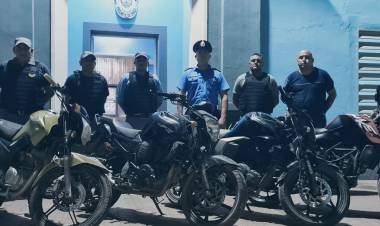 CUATRO MOTOCICLETAS FUERON RECUPERADAS EN GRAN LABOR POLICIAL