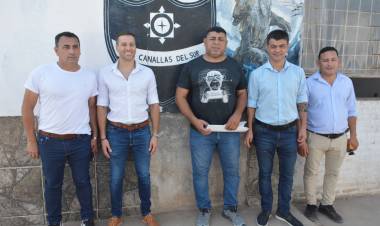 DEPORTE Y LOTERÍA CHAQUEÑA ATENDIERON LAS DEMANDAS DEL CLUB CANALLAS DEL SUR