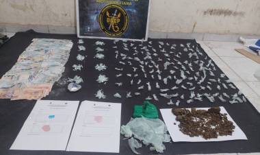 RESISTENCIA:  SECUESTRAN DROGA EN EL BARRIO TOBA