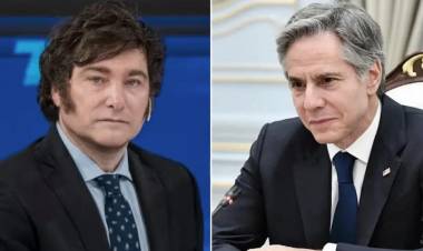 MILEI RECIBE A BLINKEN EN LA CASA ROSADA PARA PROFUNDIZAR LA RELACIÓN BILATERAL