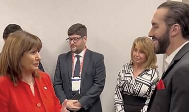 BULLRICH A BUKELE: "QUEREMOS SEGUIR EL MODELO QUE USTEDES ESTÁN LLEVANDO ADELANTE"