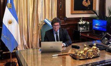 MILEI ASEGURÓ QUE EL CONFLICTO CON CHUBUT "SE RESOLVERÁ EN LA JUSTICIA"