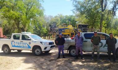 EFECTIVOS SECUESTRARON UNA MÀQUINA AUTOPROPULSORA 
