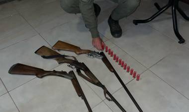 GENDARMERÍA LOGRA SACAR DE CIRCULACIÓN MAS DE TREINTA ARMAS EN LO QUE VA DEL AÑO EN LA PROVINCIA DEL CHACO