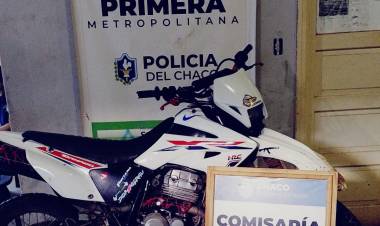 RECUPERARON UNA MOTOCICLETA CON PEDIDO DE SECUESTRO 