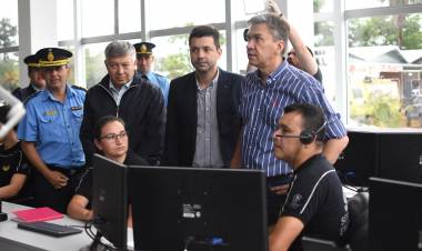 ZDERO EN EL CENTRO DE MONITOREO DE SÁENZ PEÑA: “MÁS CONTROL Y SEGURIDAD PARA LOS CIUDADANOS”