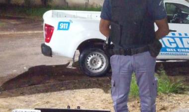 RECUPERAN UN SMART TV SUSTRAIDO MINUTOS ANTES 