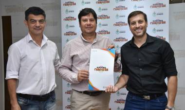 CONVENIO ENTRE LOTERÍA CHAQUEÑA Y EL MUNICIPIO DE QUITILIPI PARA LA CONSTRUCCIÓN DEL “PASEO DEL FERROCARRIL”
