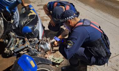 CAMINERA RECUPERÓ DOS MOTOS ROBADAS Y DETUVO A UN JOVEN CON PEDIDO DE CAPTURA 