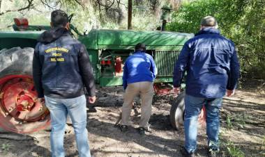 VILLA ÁNGELA: RECUPERAN UN TRACTOR VALUADO EN MÁS DE 32 MILLONES DE PESOS