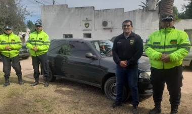 VILLA ANGELA: POLICÍA CAMINERA DETECTÓ UN VEHÍCULO BUSCADO POR LA JUSTICIA DE BUENOS AIRES 