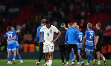 PAPELÓN: INGLATERRA CAYÓ RUIDOSAMENTE CON ISLANDIA EN WEMBLEY