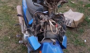 VILLA ÁNGELA: LE ROBARON LA MOTO Y POCOS DÍAS DESPUÉS LA POLICÍA LA RECUPERO