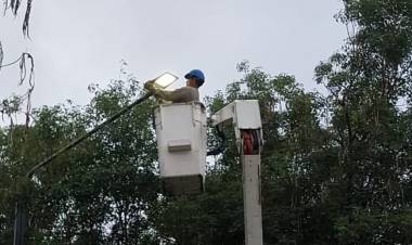 SECHEEP AVANZA CON LA RECUPERACIÓN DE LA RED DE ALUMBRADO PÚBLICO DE RESISTENCIA