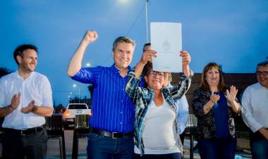 ZDERO ENTREGÓ 196 CERTIFICADOS RUBH A FAMILIAS DE FONTANA