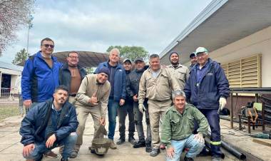 LAS PALMAS: EL GOBIERNO PROVINCIAL EJECUTA OBRAS CLAVES EN LA E.E.P. N° 16 “CARLOS HARDY”