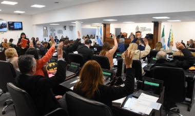 SESIÓN EXTRAORDINARIA: SE APROBÓ LA ADHESIÓN DE LA PROVINCIA AL "RIGI"