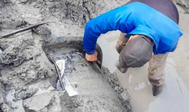 SE REPARÓ EN 3 TRAMOS EL PRIMER ACUEDUCTO, SIN PARALIZAR LA IMPULSIÓN DE AGUA POTABLE