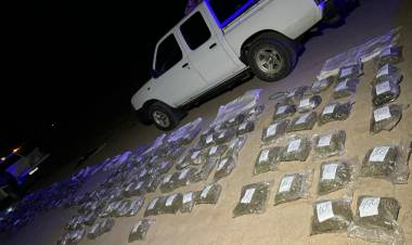 NUEVO GOLPE AL NARCOTRAFICO: SECUESTRAN 170 PAQUETES DE MARIHUANA