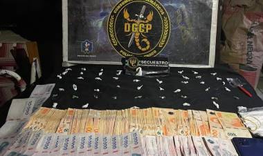 DETUVIERON A UNA MUJER DE 65 AÑOS CON MÁS DE 30 DOSIS DE COCAÍNA EN EL BARRIO CRISTO REY