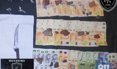 DEPARTAMENTO 911: INTERCEPTARON A UN SUJETO CON DROGA Y UN ARMA BLANCA