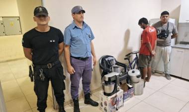 SECUESTRAN ELEMENTOS ROBADOS DE UNA VIVIENDA EN JUAN JOSÉ CASTELLI