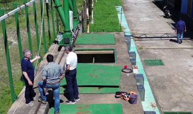 LA APA REFUERZA EL BOMBEO DE LA OBRA DE CONTROL DEL CANAL DE SOBERANÍA NACIONAL EN EL SUR DEL ÁREA METROPOLITANA