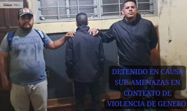 APREHENDEN A UN CIUDADANO BUSCADO POR AMENAZAS EN CONTEXTO DE VIOLENCIA DE GENERO