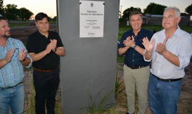 EN QUITILIPI: EL GOBERNADOR ZDERO INAUGURÓ ESTE SÁBADO EL RENOVADO ACCESO A LA CIUDAD Y UNA PLAZOLETA