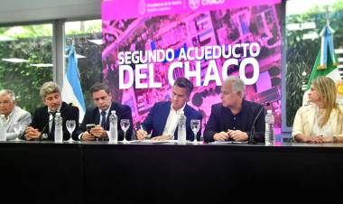 SEGUNDO ACUEDUCTO: NACIÓN Y PROVINCIA JUNTOS, PARA TERMINAR TANTOS AÑOS DE ESPERA Y PROMESAS