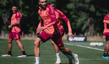 RIVER PRESENTA SUS REFUERZOS Y HACE EL ÚLTIMO ENSAYO ANTE LOS MEXICANOS