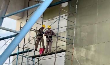 RESISTENCIA: EL GOBIERNO PROVINCIAL VERIFICÓ LOS AVANCES DE OBRAS EN EL HOSPITAL PEDIÁTRICO “DR. AVELINO CASTELÁN”