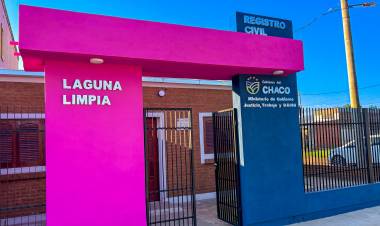MODERNIZACIÓN PARA LAGUNA LIMPIA: EL GOBIERNO PROVINCIAL INAUGURÓ LAS REFACCIONES INTEGRALES DEL REGISTRO CIVIL