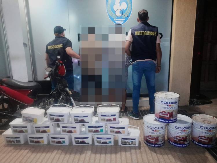 ESCLARECEN EL ROBO A UNA PINTURERÍA: HAY DOS PERSONAS DETENIDAS