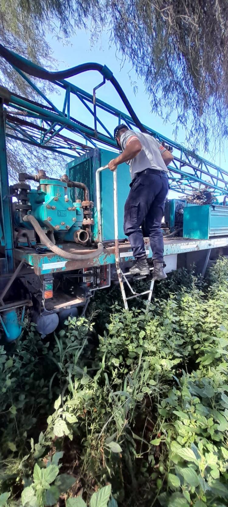 EVITAN LA VENTA ILEGAL DE UNA MAQUINA DE PERFORACIÓN QUE ES DEL ESTADO PROVINCIAL