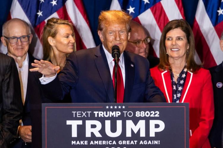 TRUMP VENCIÓ A HALEY EN CAROLINA DEL SUR Y SE ACERCA A LA CANDIDATURA REPUBLICANA