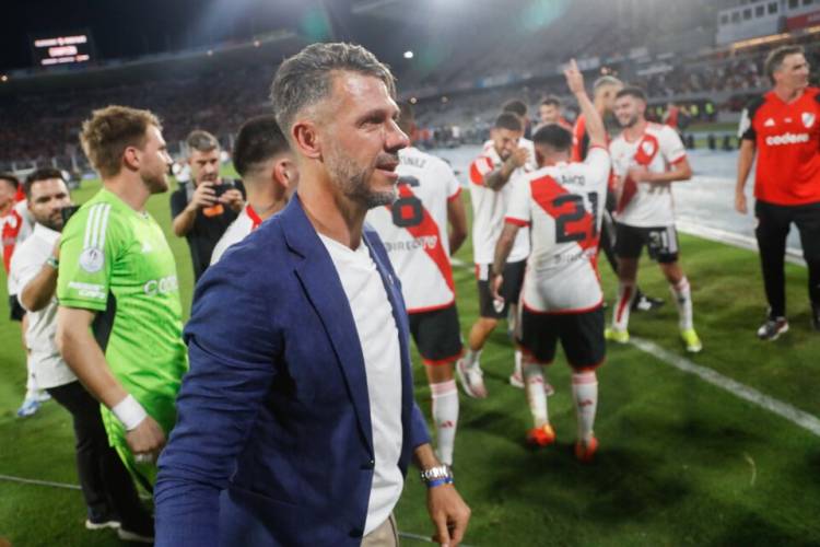 MARTÍN DEMICHELIS: "SE LO DEDICO A LA GENTE DE RIVER QUE APOYA Y A LOS QUE EXIGEN BIEN"