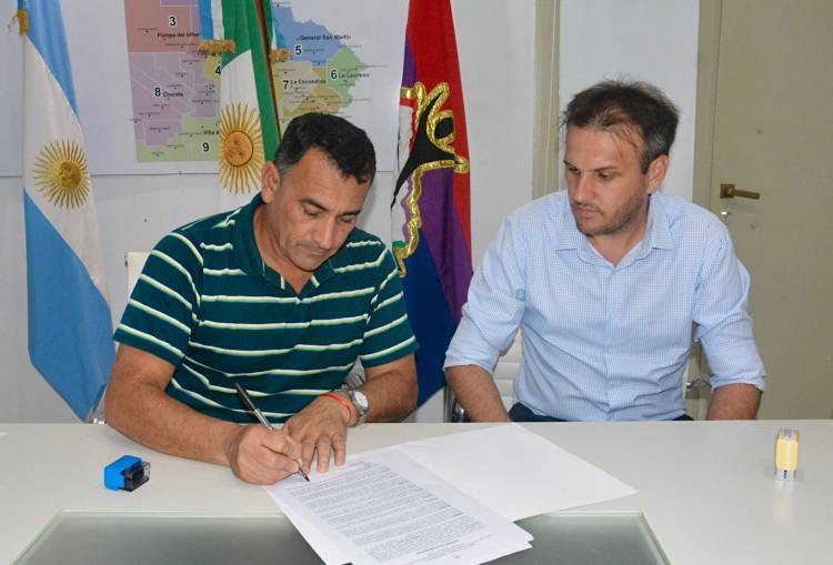 EL INSTITUTO DEL DEPORTE CHAQUEÑO Y EL MUNICIPIO DE FONTANA FIRMARON CONVENIO MARCO 