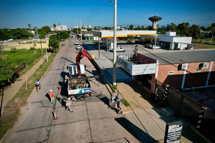 SECHEEP CONSTRUYE UNA NUEVA RED ELÉCTRICA EN EL MICROCENTRO DE SÁENZ PEÑA 