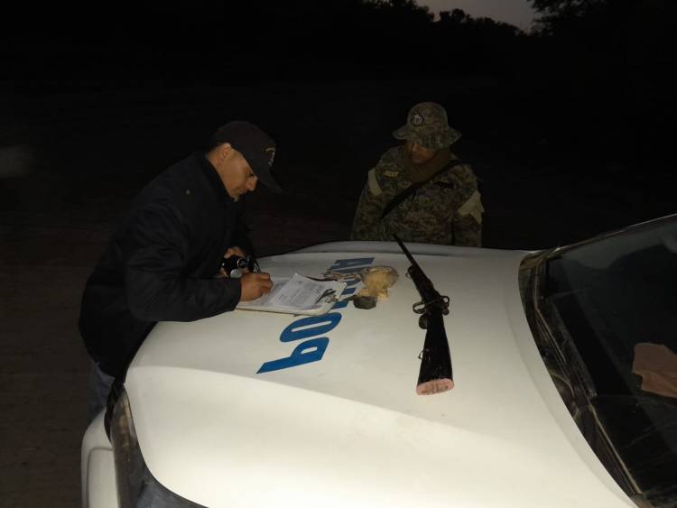 CAZABAN ANIMALES ILEGALMENTE, PERO FUERON DEMORADOS 