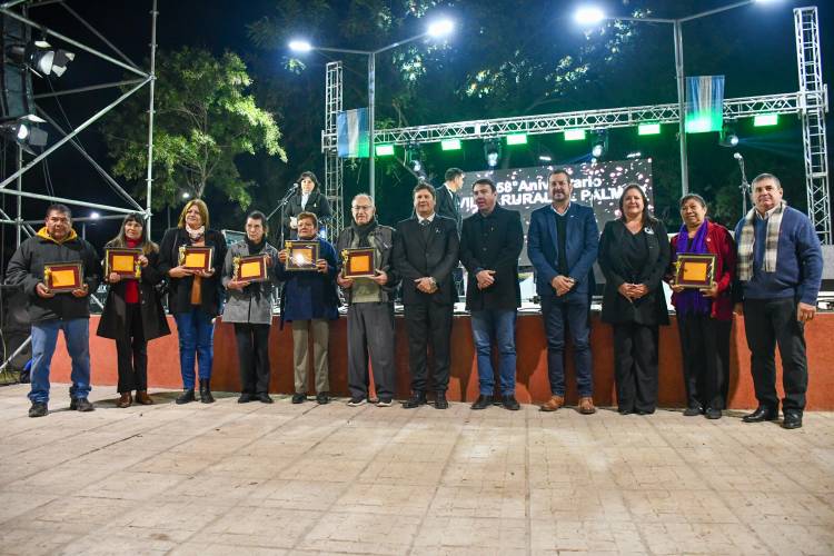 58º AÑOS DE LA VILLA RURAL EL PALMAR: EL GOBIERNO PROVINCIAL ACOMPAÑÓ EL ACTO ANIVERSARIO CENTRAL