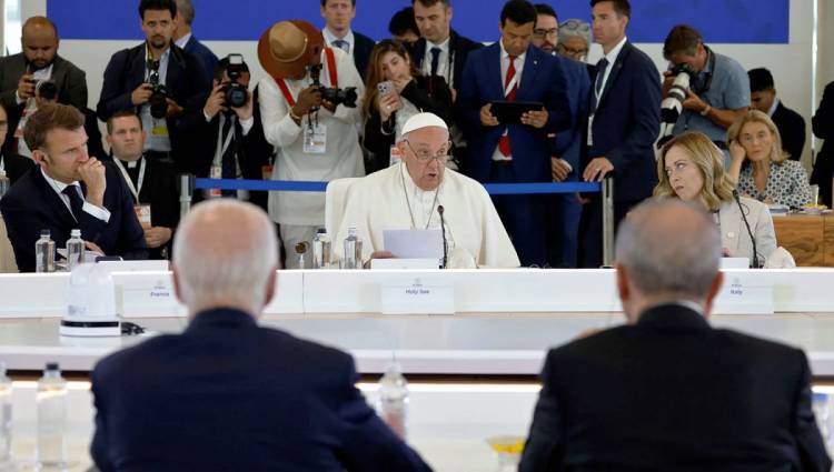EL PAPA EN EL G7 SOBRE LA INTELIGENCIA ARTIFICIAL