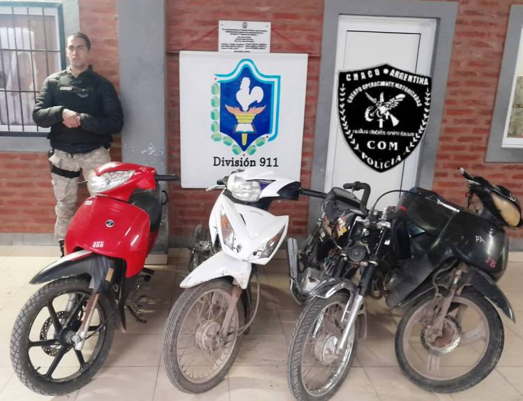 CUATRO MOTOCICLETAS SECUESTRADAS POR INFRACCIONES AL CÓDIGO DE FALTAS 
