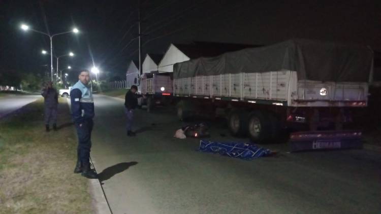 MOTOCICLISTA PIERDE LA VIDA EN UN SINIESTRO VIAL