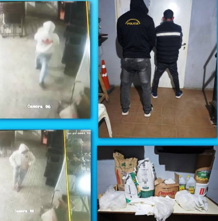 VILLA ÁNGELA: FUE DETENIDO POR ROBAR EN UNA PANADERÍA   